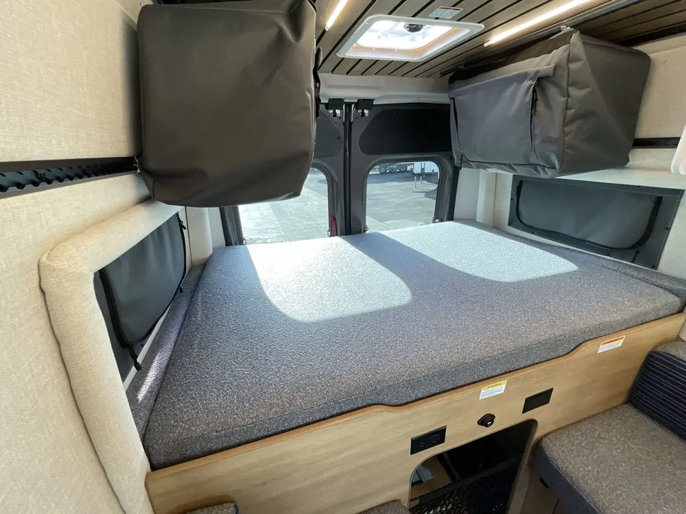 Thor Freedom Elite 17D camper van - interior sleeping area