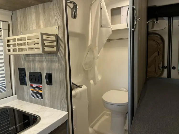 Winnebago Travato 59G camper van - interior bathroom